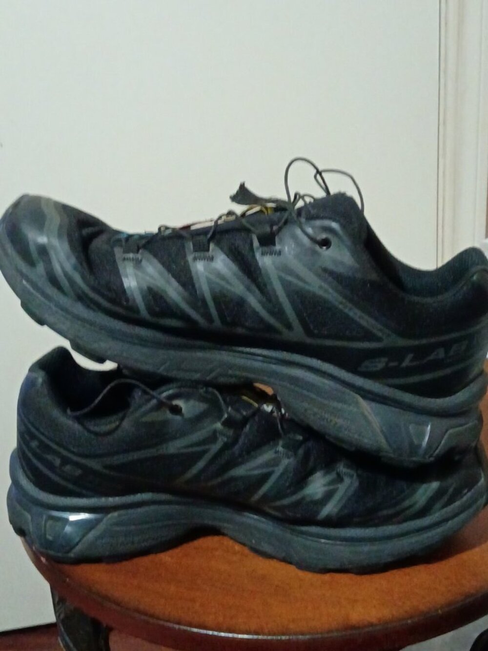 Salomon XT-6 Men's Black Low Top Lace-Up Athletic Sneakers Style 410866 Size 8 - Picture 13 of 16